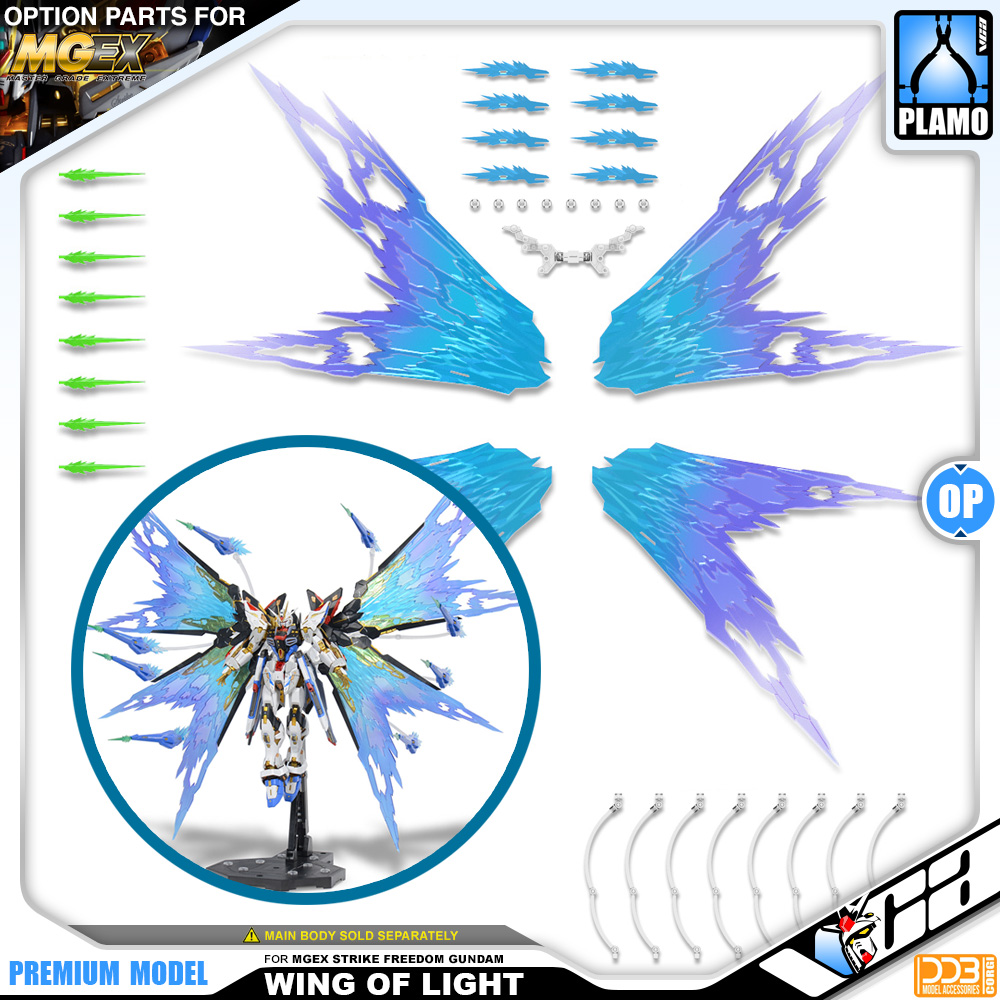 WINGS OF LIGHT FOR MGEX STRIKE FREEDOM GUNDAM