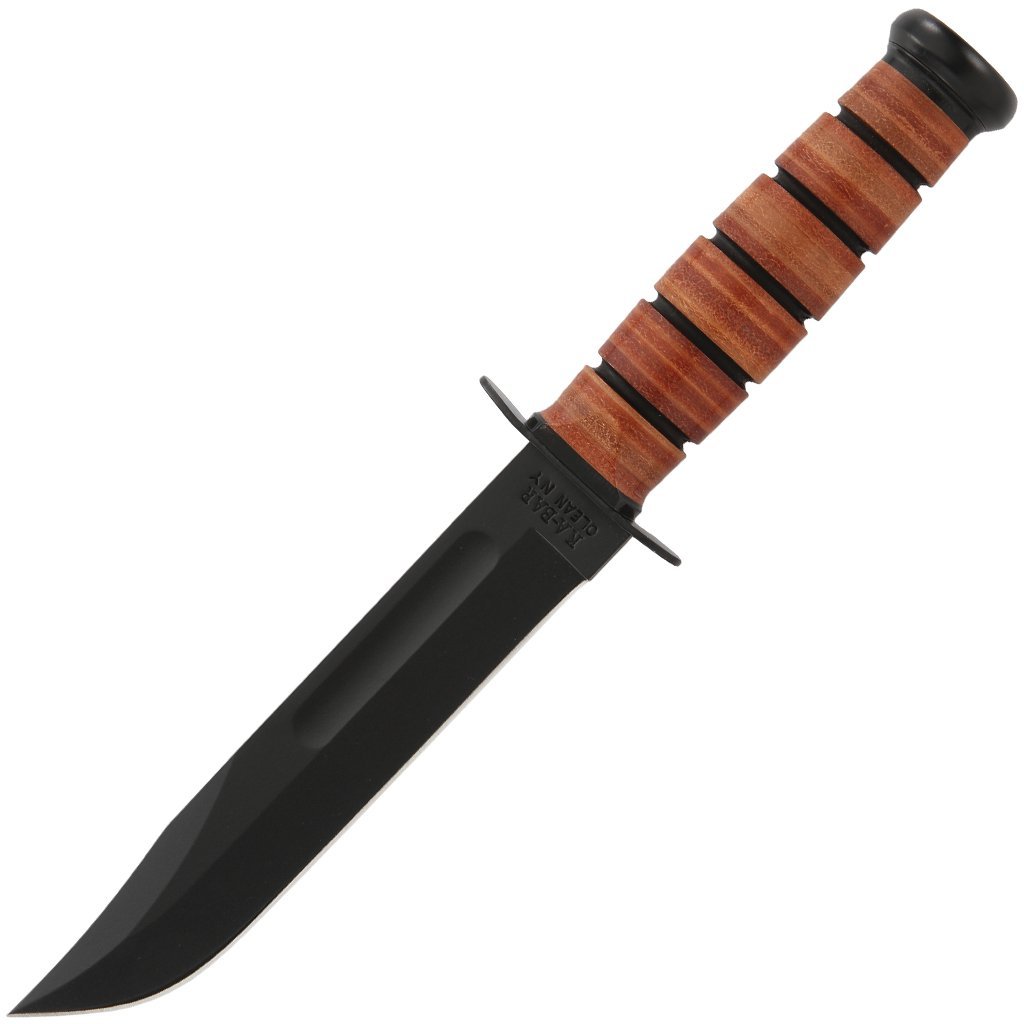 มีด Ka-Bar 1220 US Army Straight Edge Fighting/Utility Knife with Leather Sheath