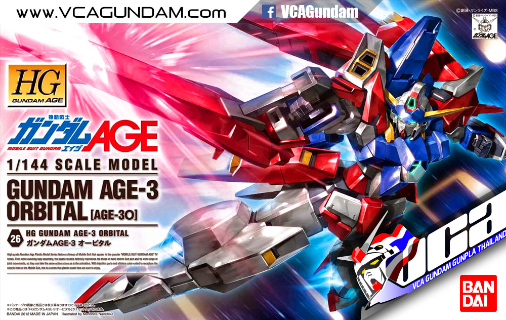 HG GUNDAM AGE-3 ORBITAL กันดั้ม เอจ 3 ออร์บิทอล