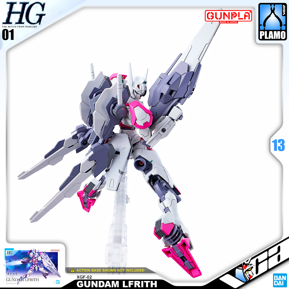 ⭐️ BANDAI GUNPLA HIGH GRADE THE WITCH FROM MERCURY HGTWFM HG 1/144 GUNDAM LFRITH ประกอบ หุ่นยนต์ โมเดล กันดั้ม กันพลา ของเล่น VCA GUNDAM