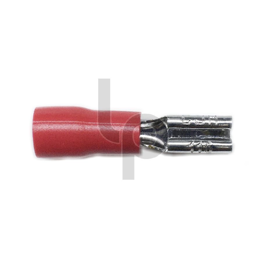 หางปลาแบน ท้ายพลาสติก ตัวเมีย ขนาด 3.3 mm ท้าย 3.7 mm. แพ๊ค 10 ตัว