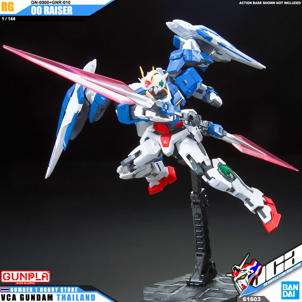 BANDAI GUNPLA REAL GRADE RG 1/144 00 RAISER โมเดล กันดั้ม กันพลา VCA GUNDAM