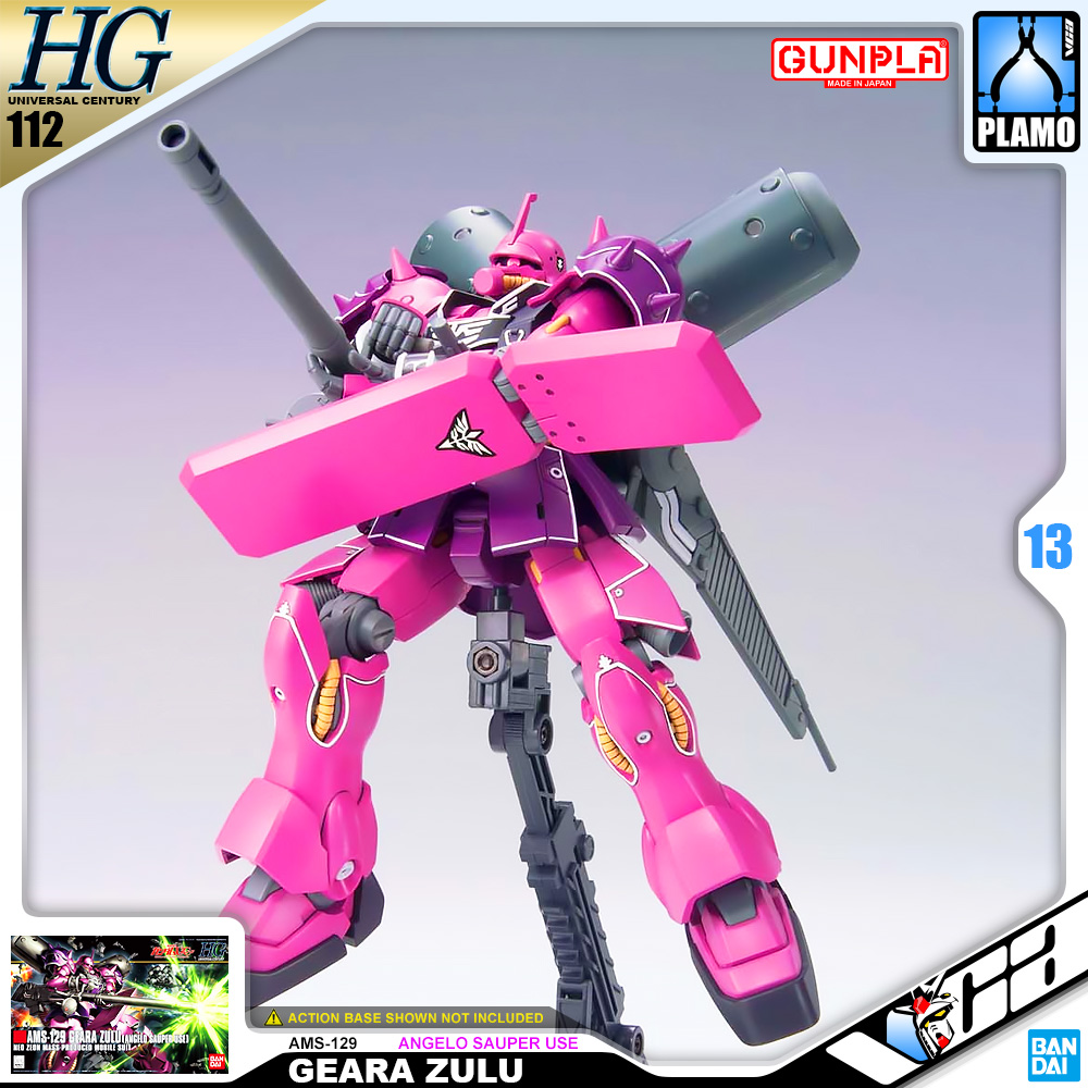 ⭐️ BANDAI GUNPLA HIGH GRADE UNIVERSAL CENTURY HGUC HG 1/144 AMS-129 GEARA ZULU ANGELO SAUPER USE ประกอบ หุ่นยนต์ โมเดล กันดั้ม กันพลา ของเล่น VCA GUNDAM