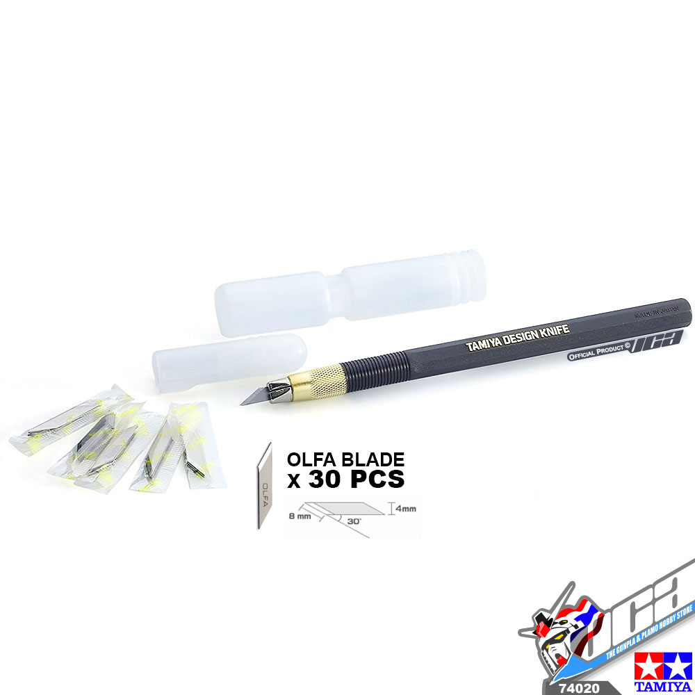 TAMIYA 74020 DESIGN KNIFE CUTTER HOBBY PEN มีดปากกาตัดดีคอล เทปบังพ่น โมเดล กันดั้ม กันพลา VCA GUNDAM