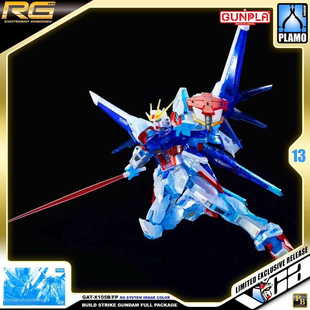 Bandai RG BUILD STRIKE GUNDAM FULL PACKAGE RG SYSTEM IMAGE COLOR
