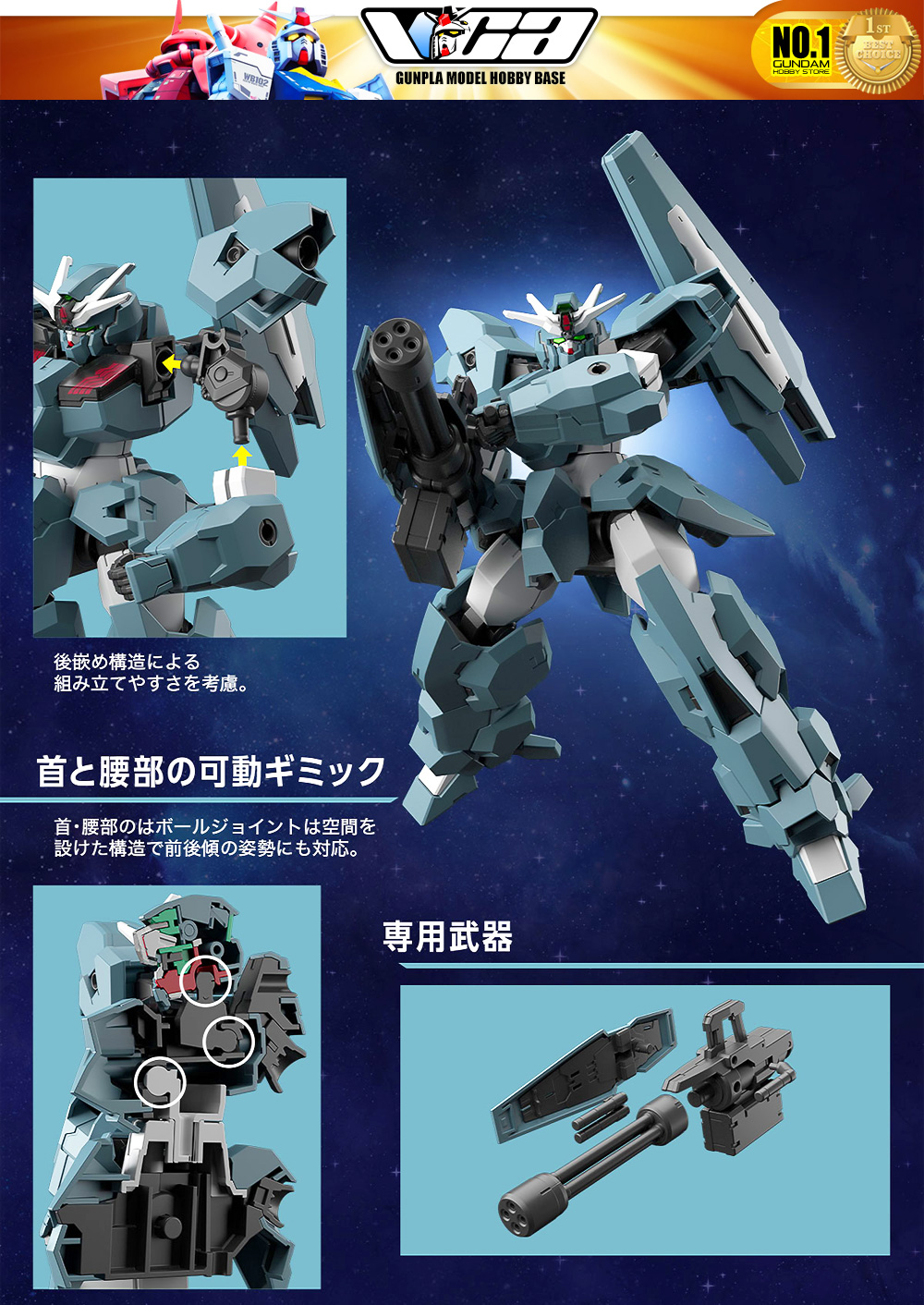 HG EDM-GA-01 GUNDAM LFRITH UR