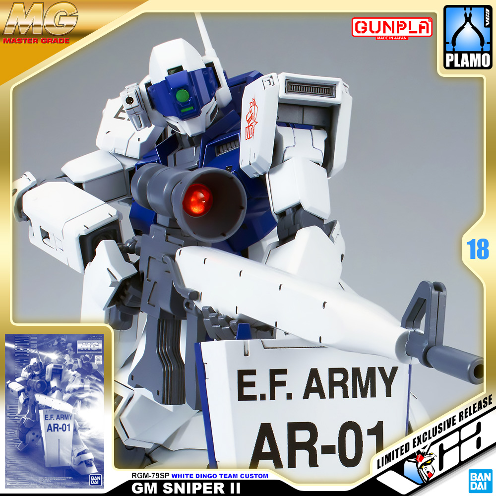 MG RGM-79SP GM SNIPER II WHITE DINGO TEAM CUSTOM