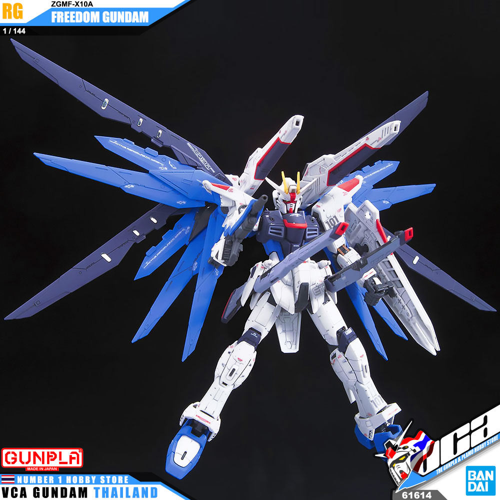 BANDAI GUNPLA REAL GRADE RG 1/144 FREEDOM GUNDAM โมเดล กันดั้ม กันพลา VCA GUNDAM