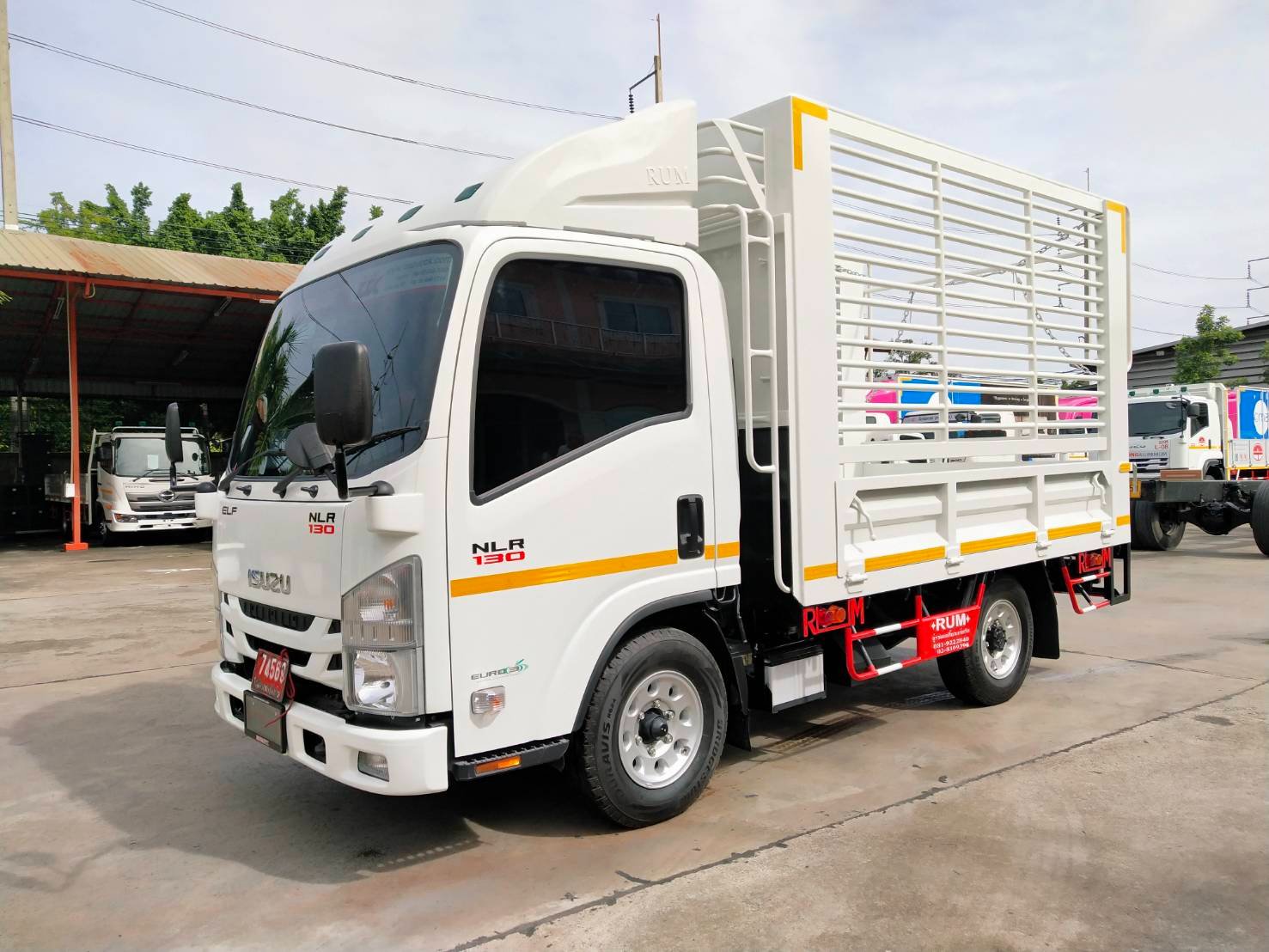 ISUZU NLR Smoother Euro 5 Max (ช่วงยาว 3 เมตร) หัวแชสซี (Chassis)