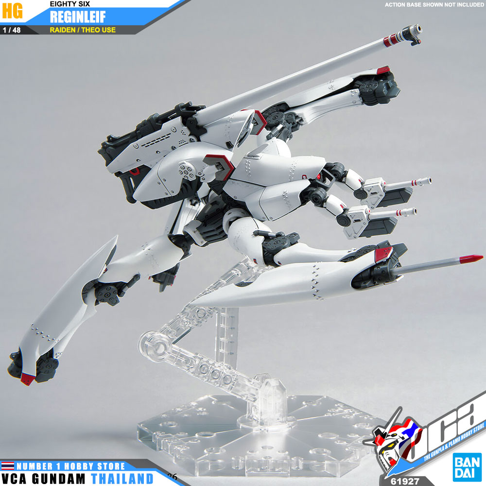 BANDAI 86 EIGHTY SIX HIGH GRADE HG 1/48 REGINLEIF RAIDEN THEO USE โมเดล เอทตี้ซิกซ์ VCA GUNDAM