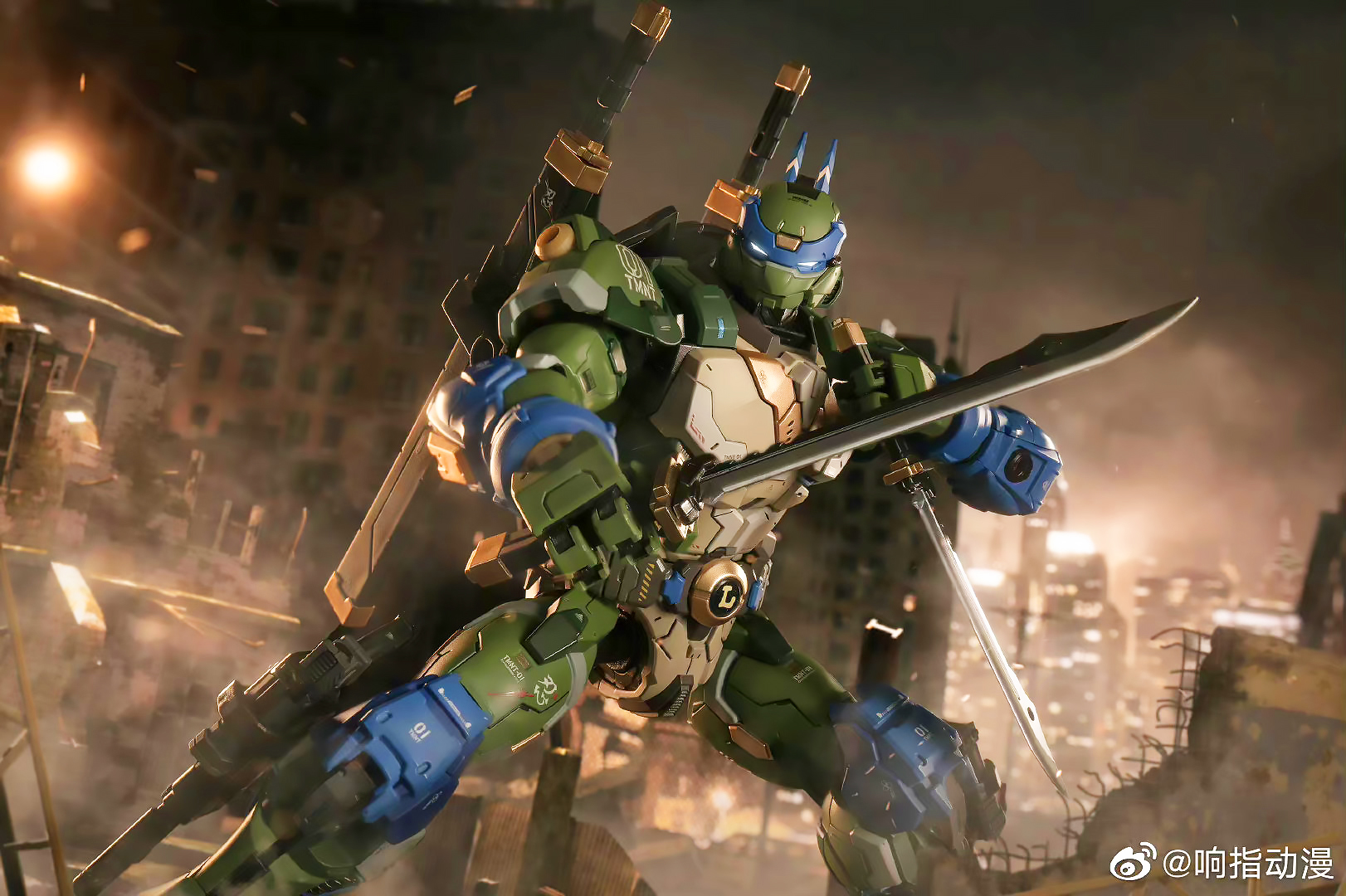 HEAT BOYS X SNAP DESIGN TMNT LEONARDO MECHA