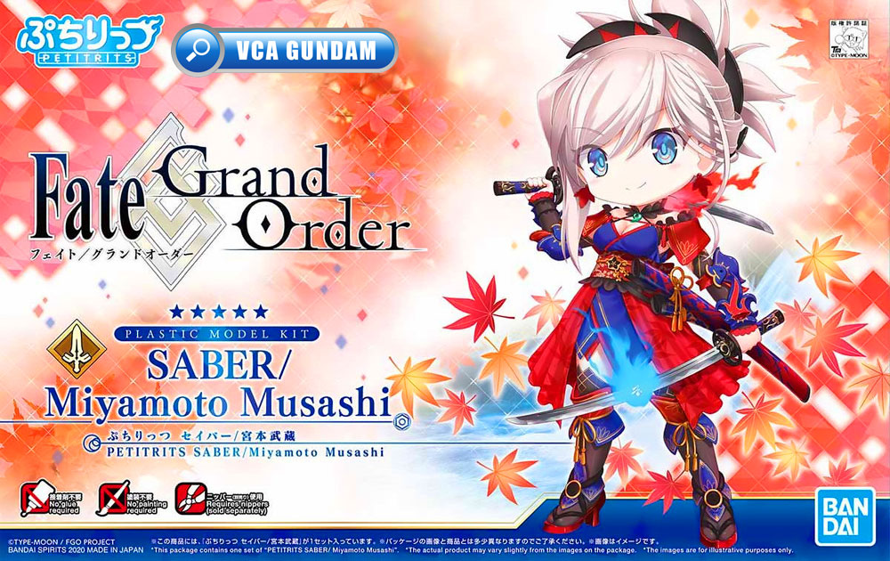 Bandai Petit Rits SABER / MIYAMOTO MUSASHI