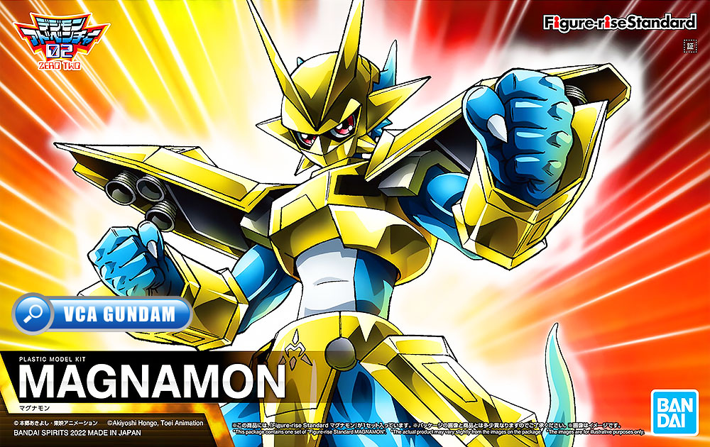 BANDAI FIGURE-RISE STANDARD MAGNAMON FIGURE RISE DIGIMON ADVENTURE ดิจิมอน แอดเวนเจอร์ โมเดล VCA GUNDAM