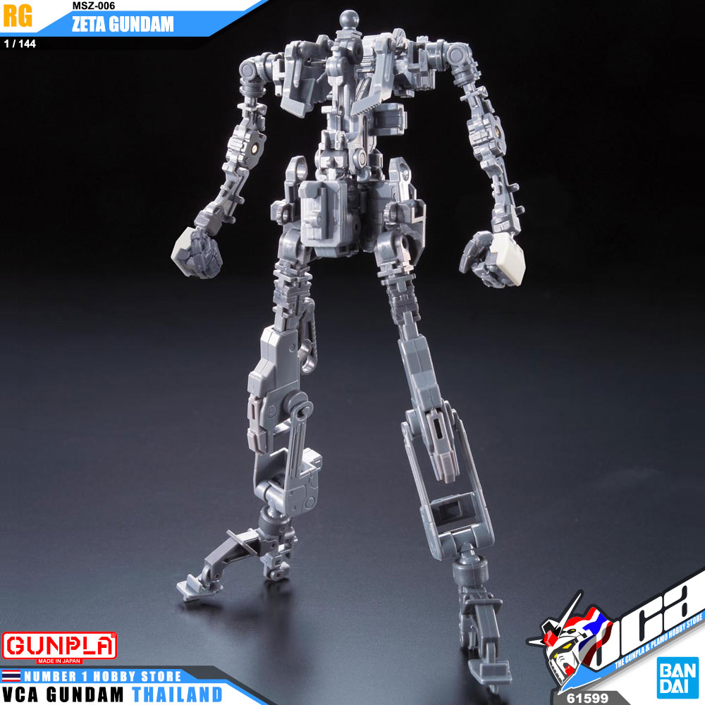 BANDAI GUNPLA REAL GRADE RG 1/144 ZETA GUNDAM โมเดล เซต้า กันดั้ม กันพลา VCA GUNDAM