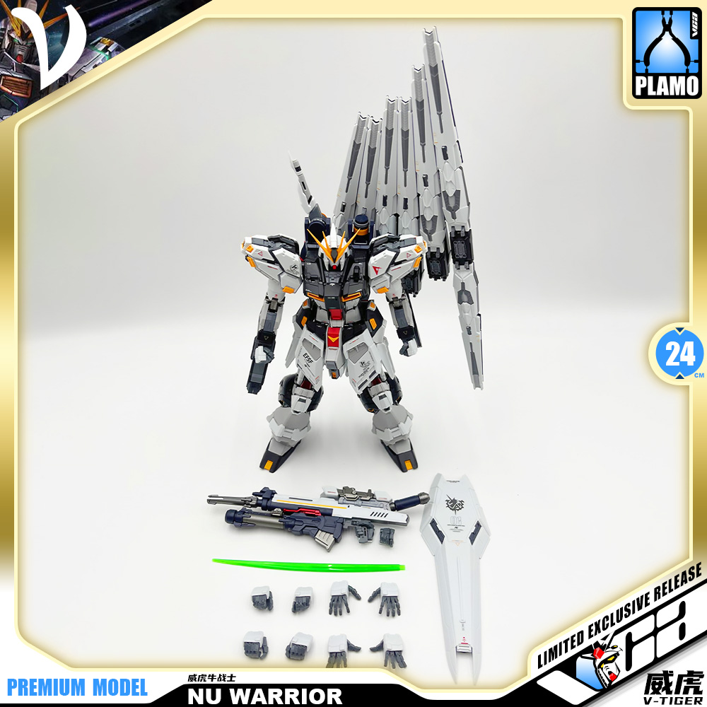 V-Tiger 威虎牛战士 RX-93 Nu Gundam Master Grade MG Metal Build Structure Model Action Figure Kit VCA Bangkok Thailand