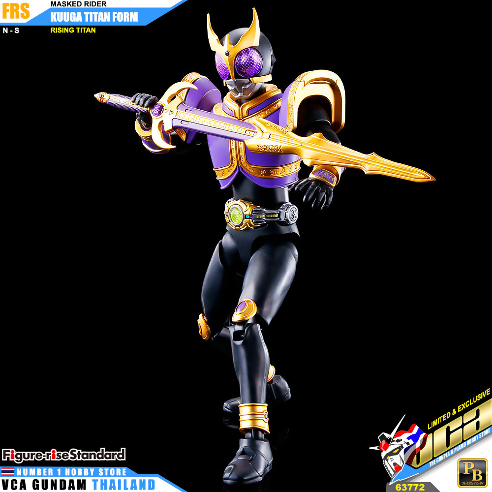 PREMIUM BANDAI FIGURE-RISE STANDARD MASKED RIDER KUUGA TITAN FORM RISING TITAN RISINGTITAN FIGURE RISE มาสค์ไรเดอร์บิลด์ พลาสติก โมเดล VCA GUNDAM