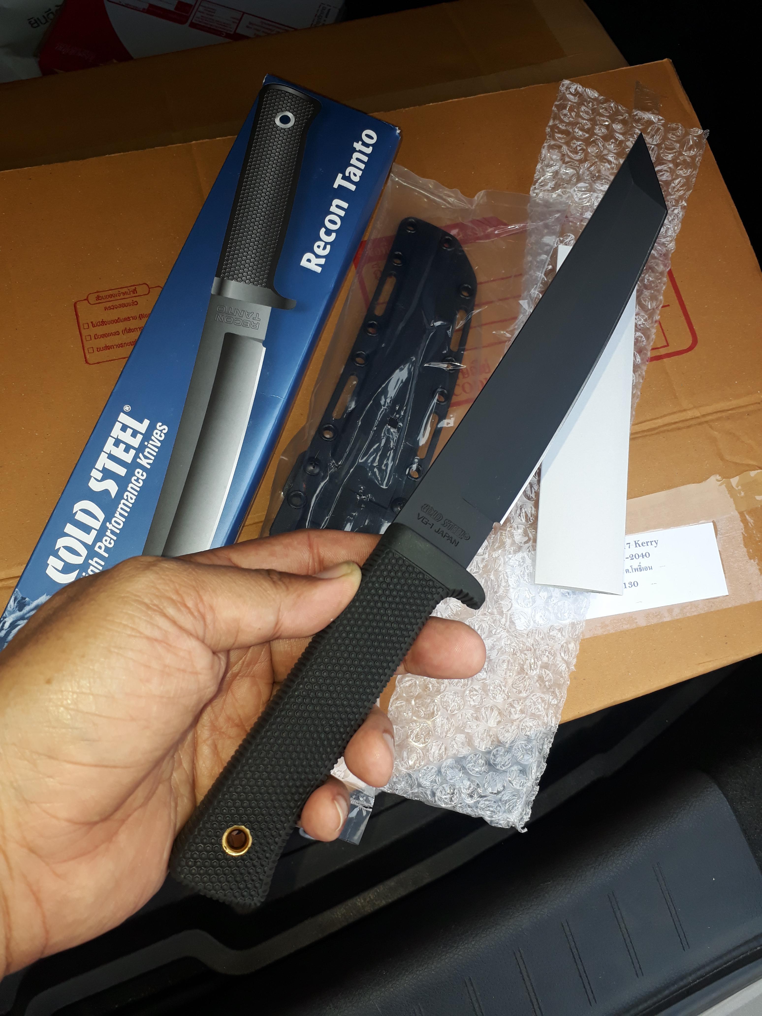 Cold Steel Recon Tanto Tactical Defense Knife VG1 DISCONTINUED Japan 13RTKJ1