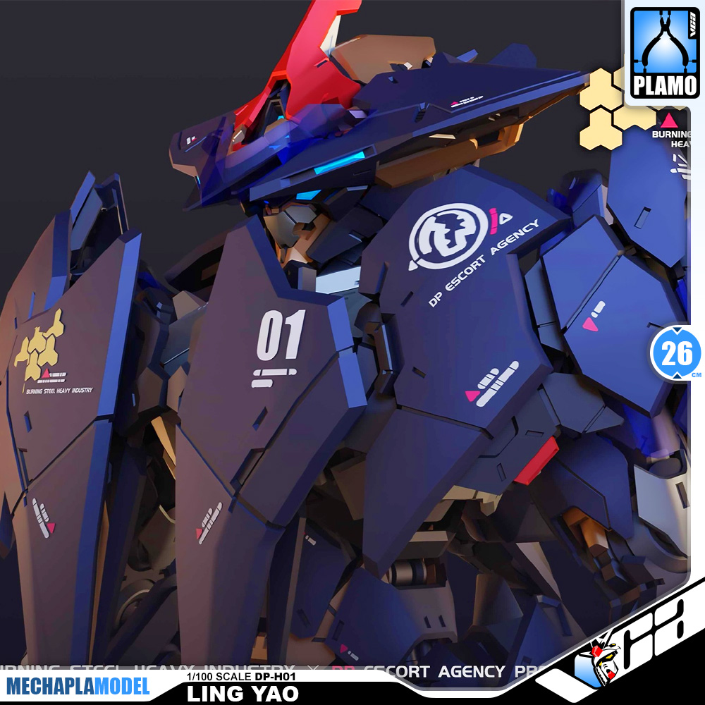 DP Escort Agency 龙纹镖局 Ling Yao 令曜 Master Grade MG Plastic Model Action Figure Toy Kit VCA Gundam Thailand