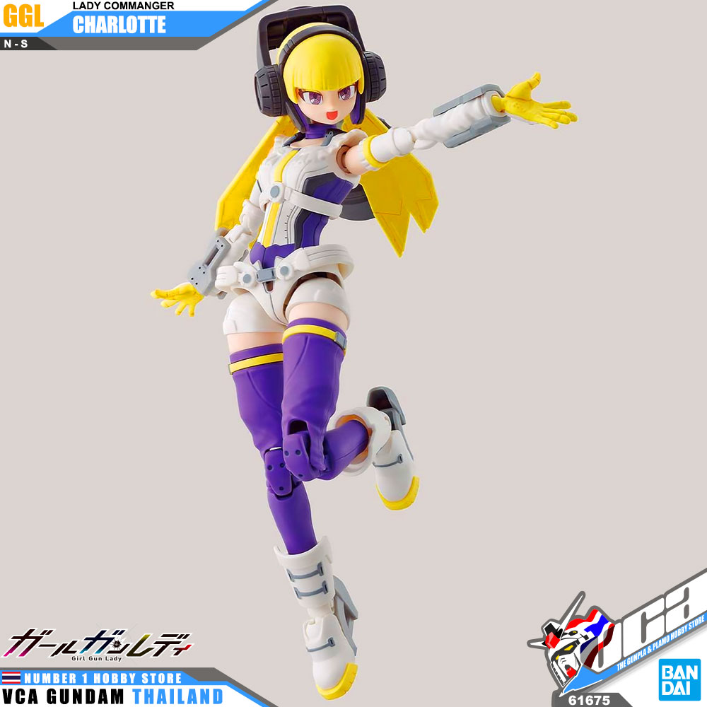 BANDAI GIRL GUNN LADY COMMANDER CHARLOTTE โมเดล VCA GUNDAM