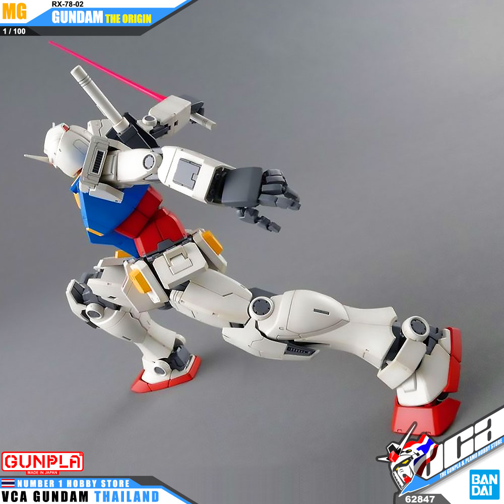 BANDAI GUNPLA MASTER GRADE MG 1/100 RX-78-02 GUNDAM THE ORIGIN โมเดล กันดั้ม กันพลา VCA GUNDAM