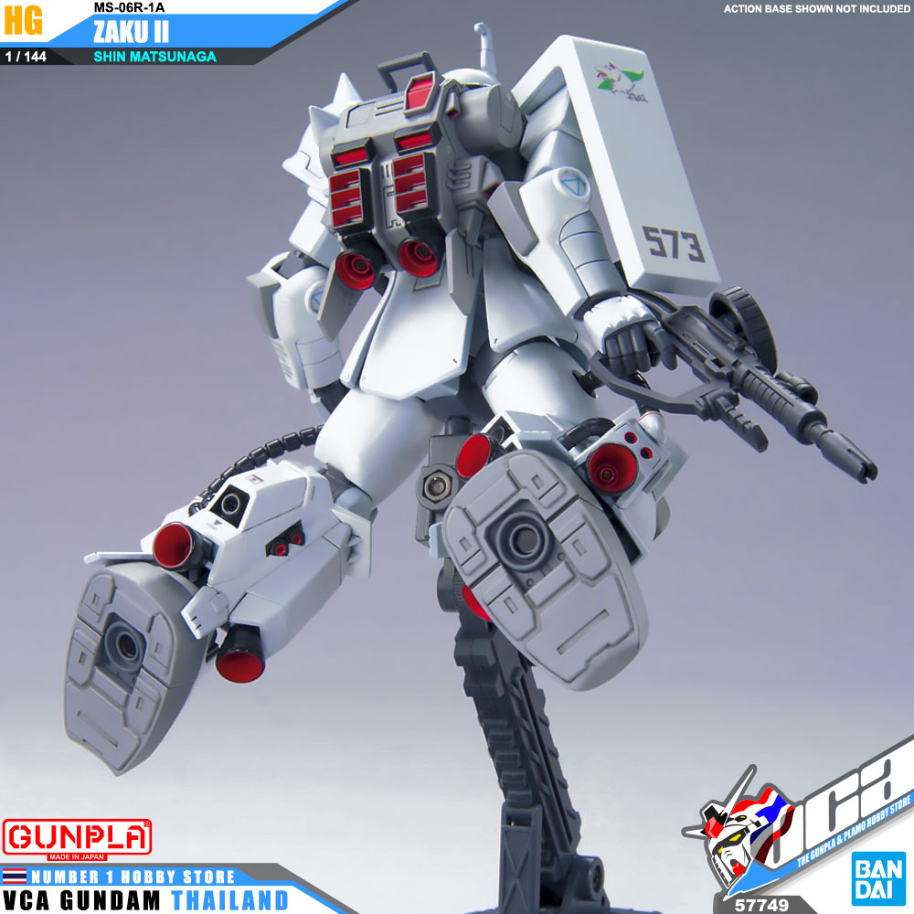 HG MS-06R-1A ZAKU II SHIN MATSUNAGA CUSTOM ซาคุ 2