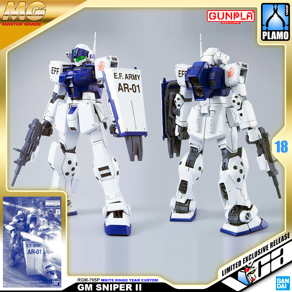 MG RGM-79SP GM SNIPER II WHITE DINGO TEAM CUSTOM