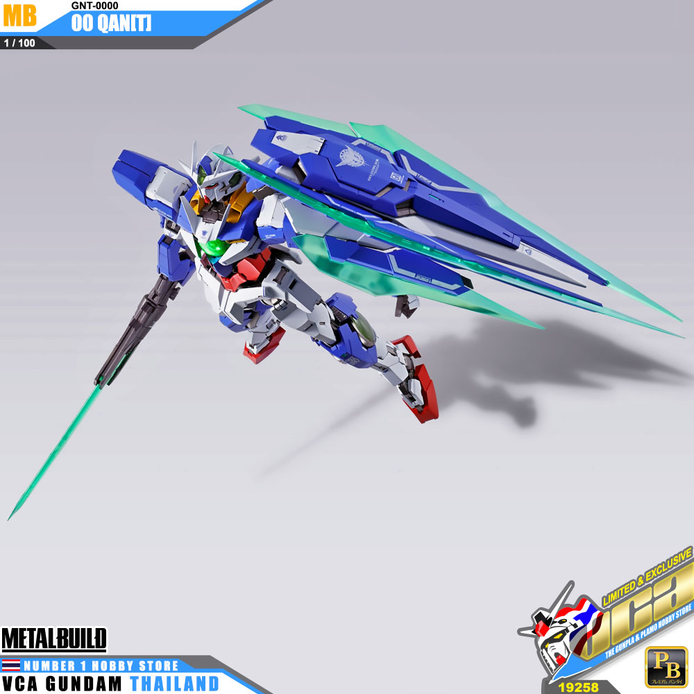 BANDAI TAMASHII NATIONS METAL BUILD GUNDAM 00 QANT กันดั้ม ฟิกเกอร์ VCA GUNDAM