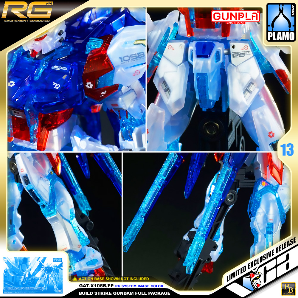 Bandai RG BUILD STRIKE GUNDAM FULL PACKAGE RG SYSTEM IMAGE COLOR