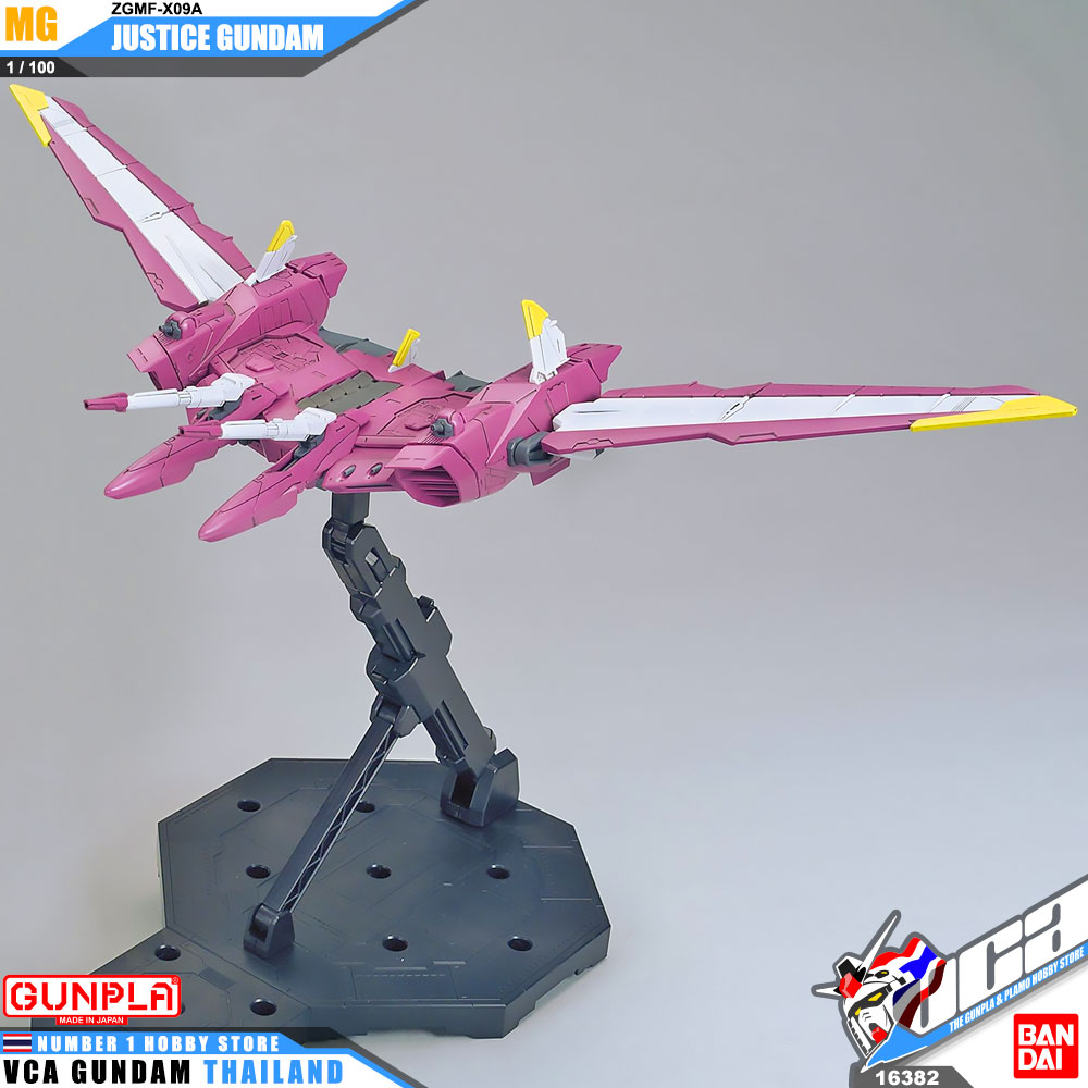 BANDAI GUNPLA MASTER GRADE MG 1/100 JUSTICE GUNDAM โมเดล กันดั้ม กันพลา VCA GUNDAM