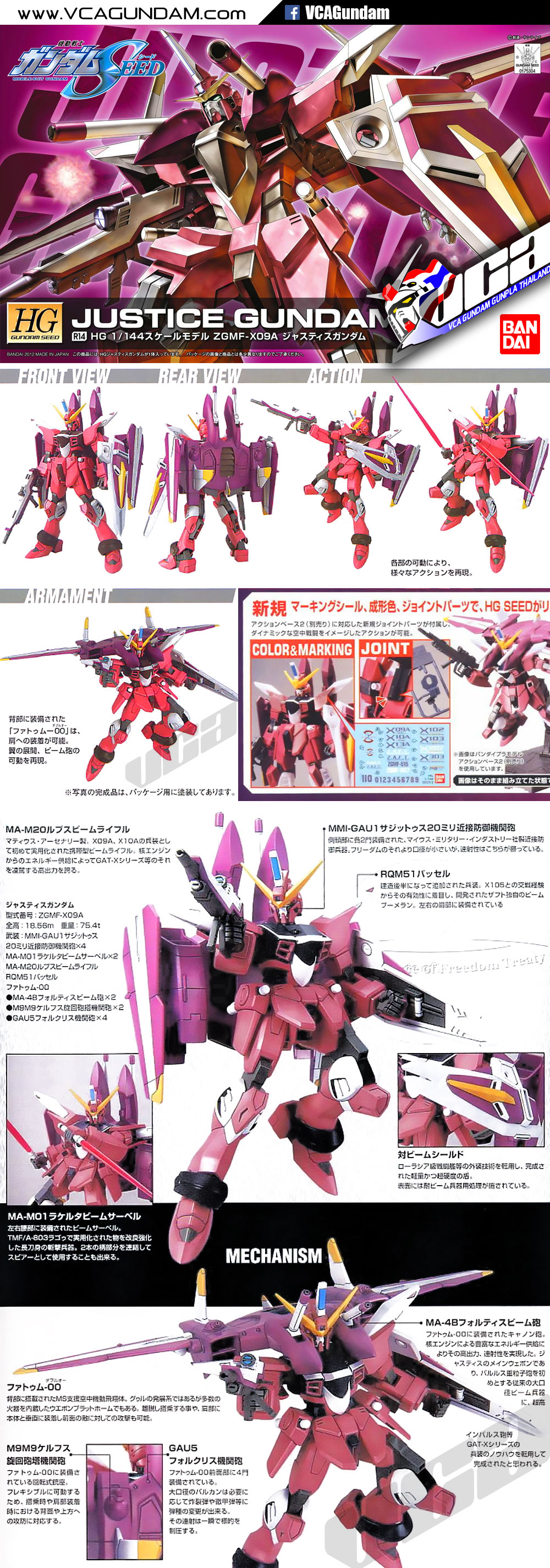 HG JUSTICE GUNDAM จัสติส กันดั้ม