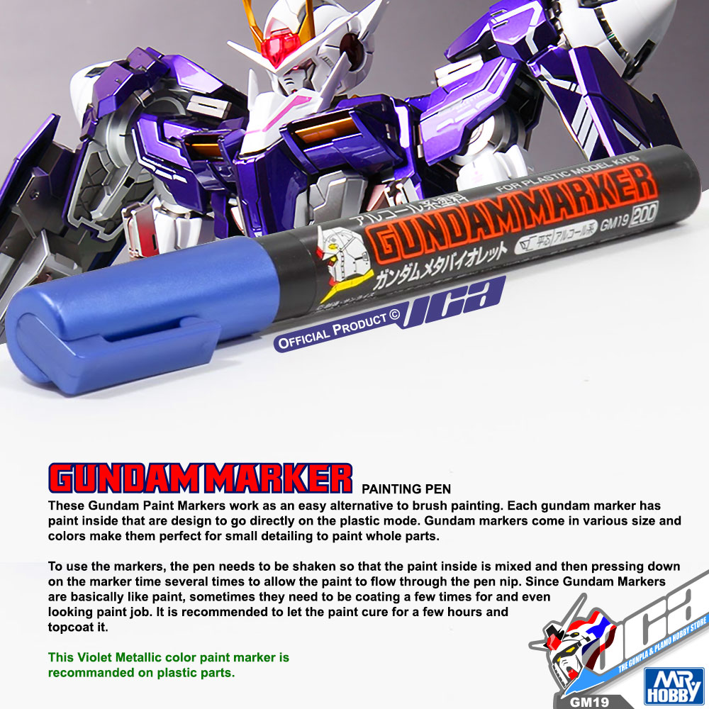 GSI CREOS MR HOBBY GM19 GUNDAM MARKER VIOLET METALLIC กันดั้ม มาร์คเกอร์ VCA GUNDAM