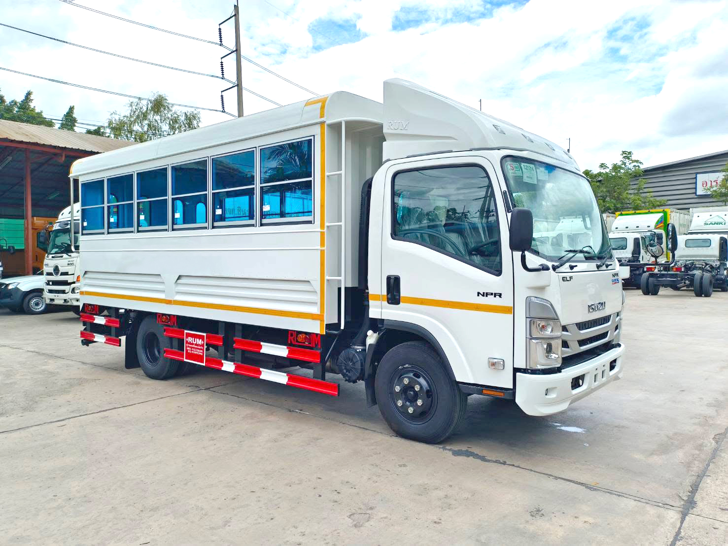 ISUZU NPR Euro 5 Max (ช่วงยาว 4.9 เมตร) หัวแชสซี (Chassis)