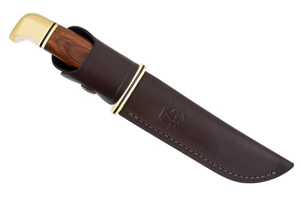 Buck Knives 0119 Special Fixed Blade Knife with Leather Sheath - 75th Anniversary Edition