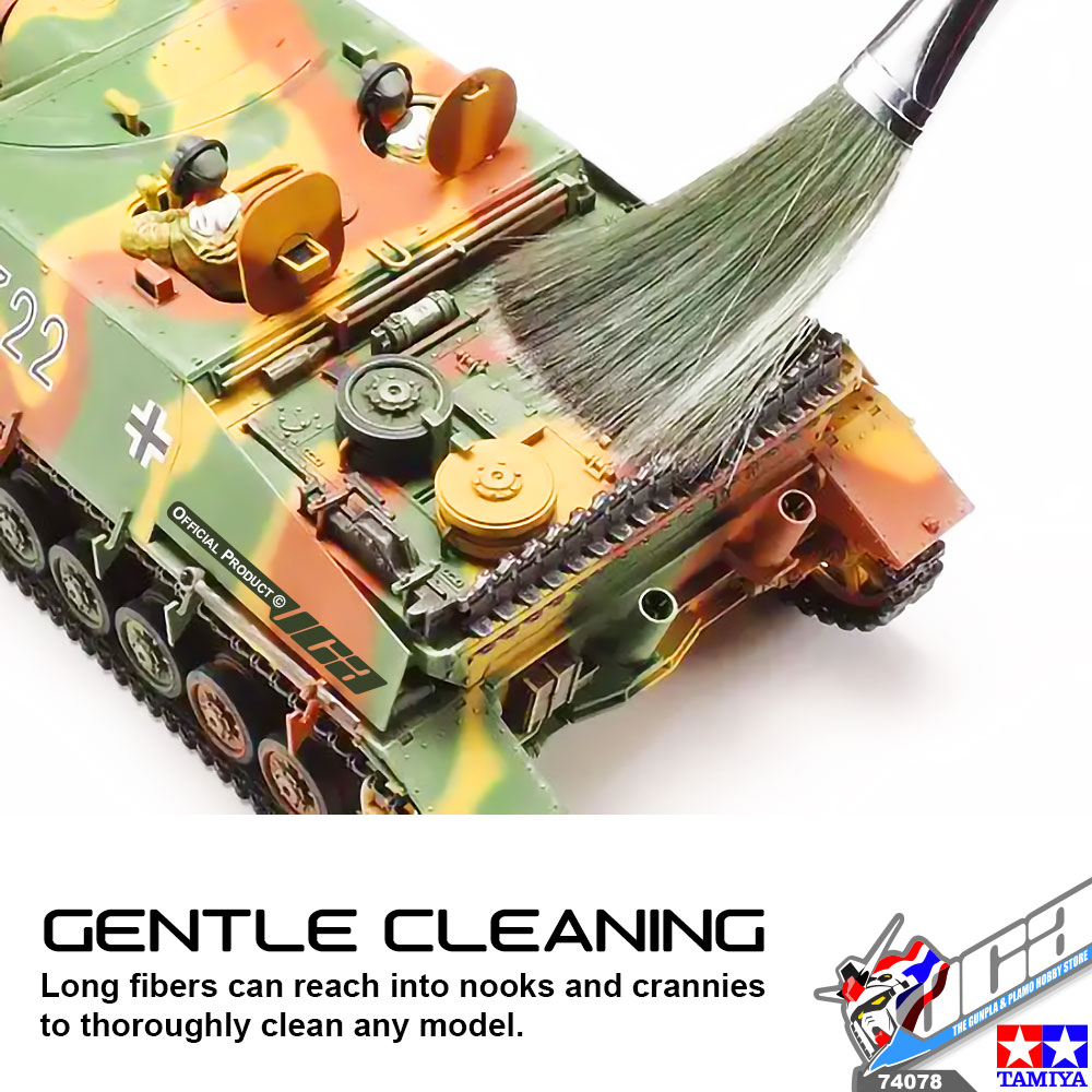 TAMIYA 74078 MODEL CLEANING BRUSH ANTI-STATIC แปลงปัดโมเดลเทพ และไม่ทำให้เกิดไฟฟ้าสถิตย์ กันดั้ม กันพลา VCA GUNDAM