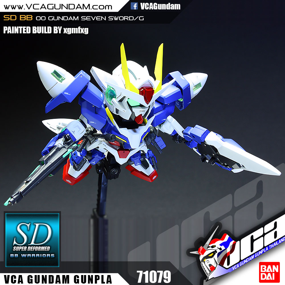 SD BB368 00 GUNDAM SEVEN SWORD/G ดับเบิ้ลโอ กันดั้ม เซเว่น สว๊อด