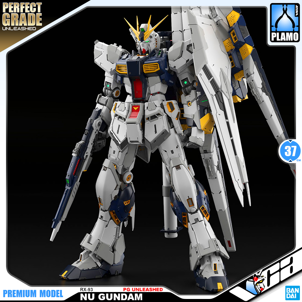Bandai Gunpla Perfect Grade Unleashed PGU 1/60 PG RX-93 Nu Gundam Action Figure Model Toy Kit VCA Thailand