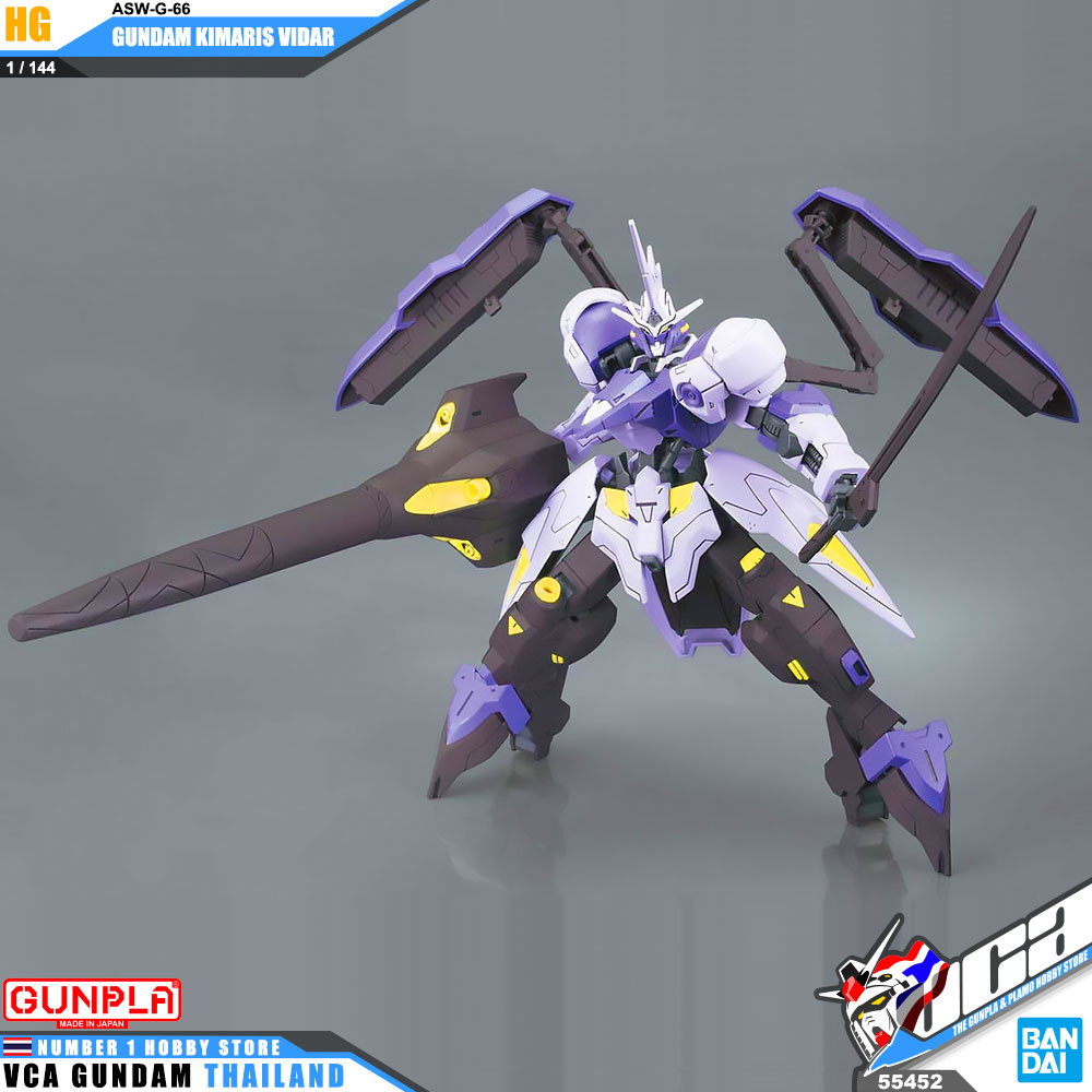 BANDAI GUNPLA HIGH GRADE HG 1/144 GUNDAM KIMARIS VIDAR โมเดล กันดั้ม กันพลา VCA GUNDAM
