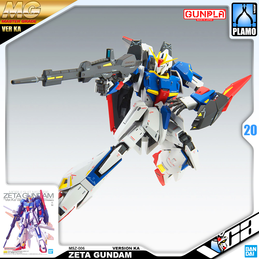 Bandai Gunpla Master Grade MG ZETA GUNDAM VER KA