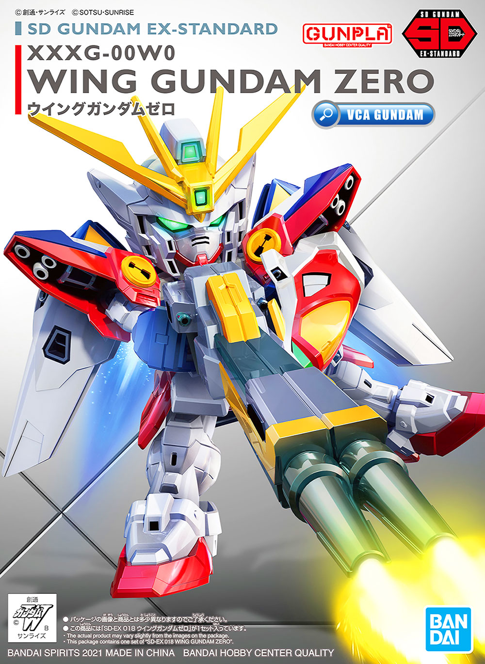 BANDAI GUNPLA SD EX-STANDARD SDEX WING GUNDAM ZERO โมเดล กันดั้ม กันพลา VCA GUNDAM
