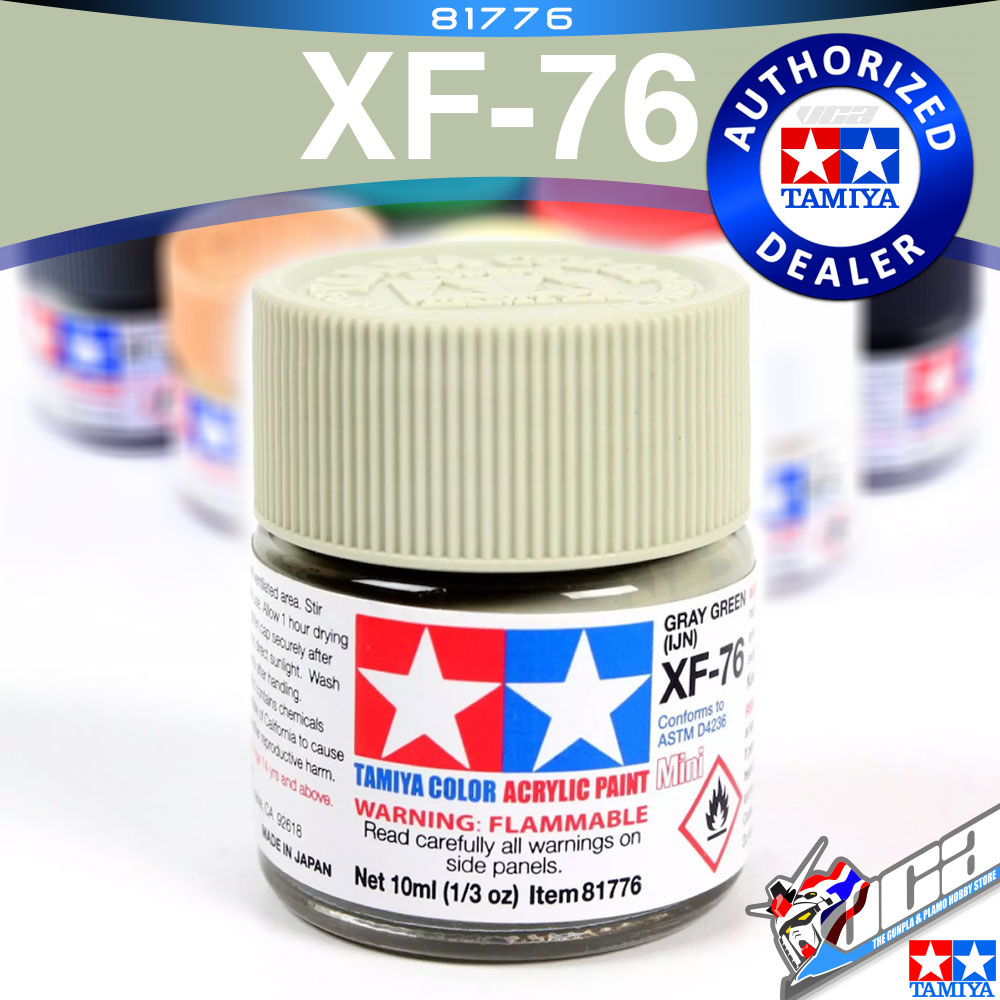 ACRYLIC XF-76 GRAY GREEN IJN