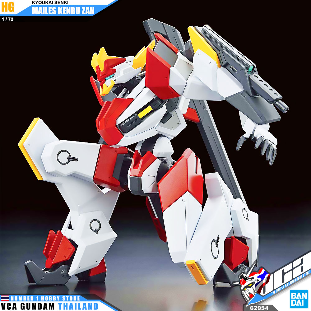 BANDAI KYOUKAI SENKI HIGH GRADE HG 1/72 MAILES KENBU ZAN โมเดล นักสู้เขตแดน VCA GUNDAM