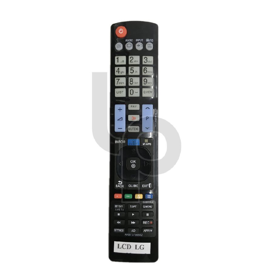 รีโมทTV LCD/LED ยี่ห้อ LG รุ่น AKB73756502
