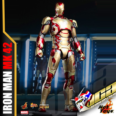 *DISPLAYED* HOT TOYS 1/6 IRON MAN MARK XLII (DIECAST) เหล็กหล่อ