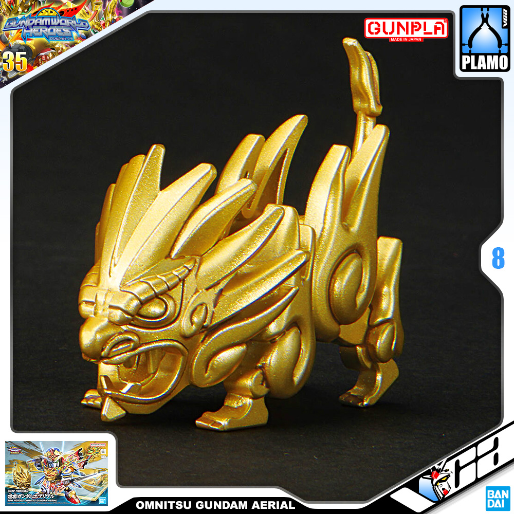 Bandai Gunpla SD World Heroes Onmitsu Gundam Aerial Plastic Model Action Toy Kit VCA Thailand