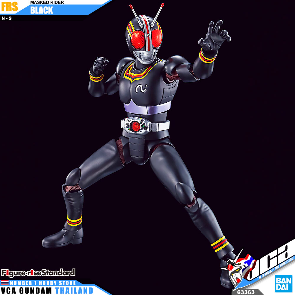 ⭐️ BANDAI FIGURE-RISE STANDARD MASKED RIDER BLACK FIGURE RISE มาสค์ไรเดอร์บิลด์ พลาสติก โมเดล ของเล่น VCA GUNDAM