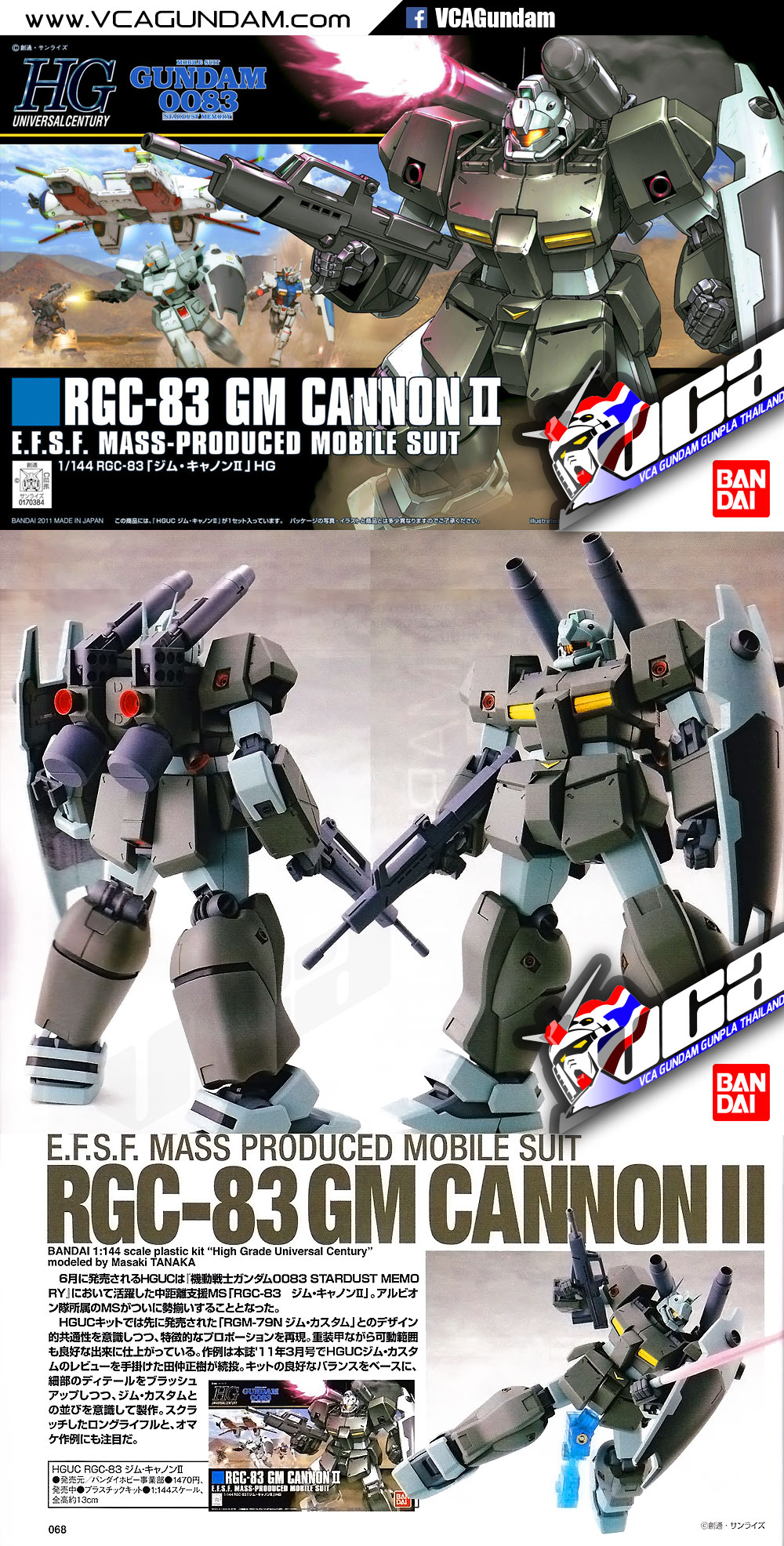 HG GM CANNON II จีเอ็ม แคนนอน II