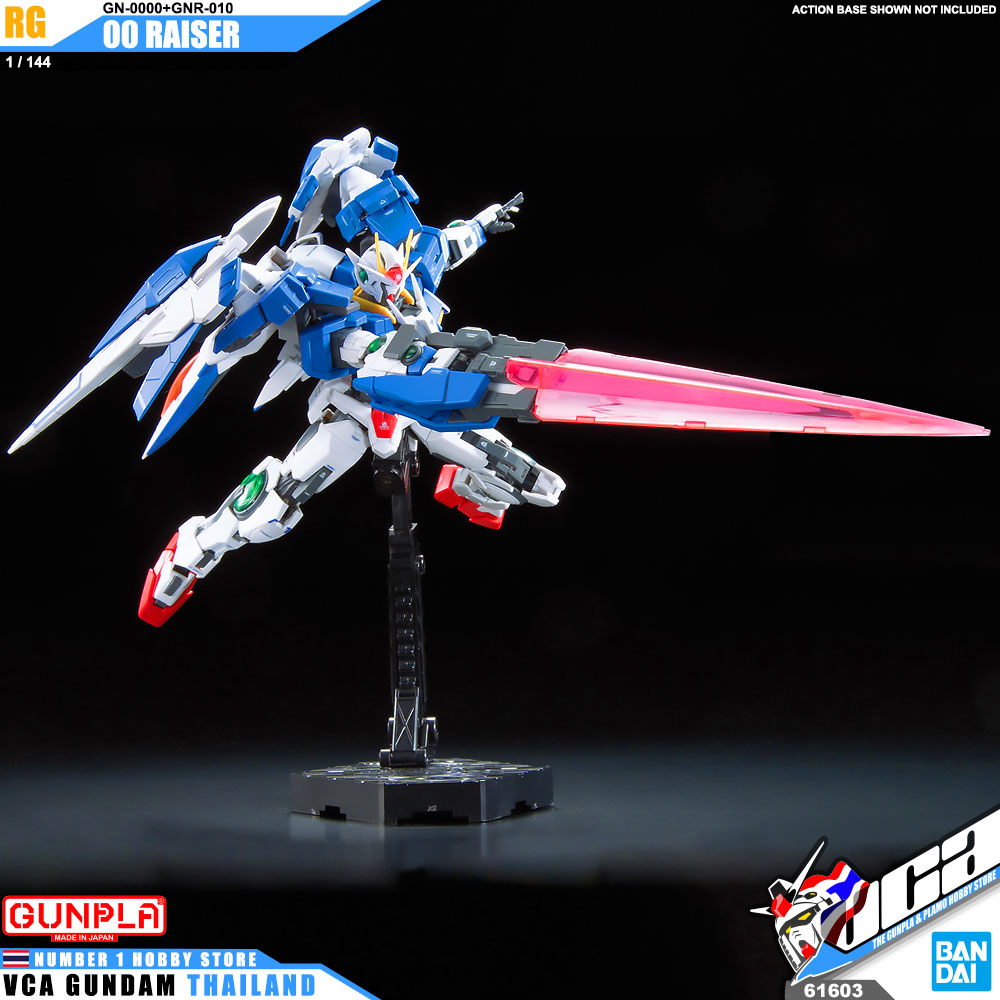 BANDAI GUNPLA REAL GRADE RG 1/144 00 RAISER โมเดล กันดั้ม กันพลา VCA GUNDAM