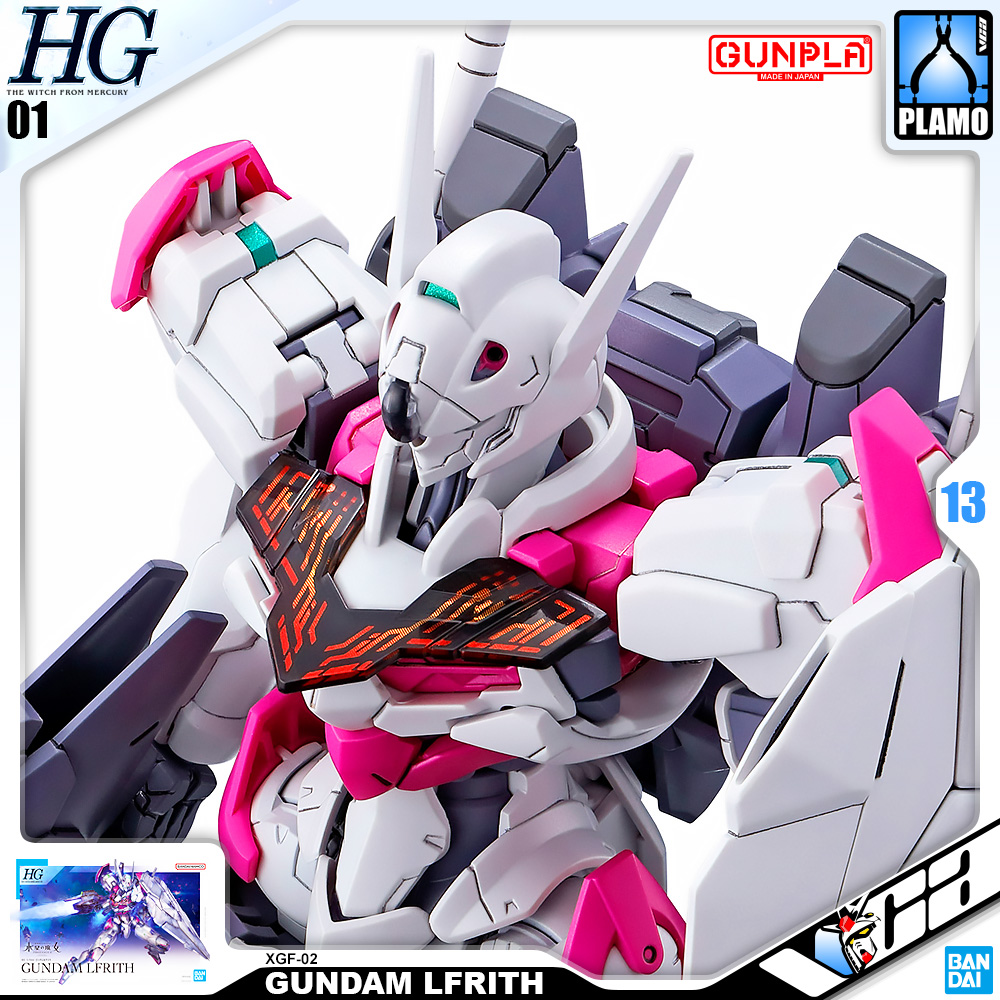 ⭐️ BANDAI GUNPLA HIGH GRADE THE WITCH FROM MERCURY HGTWFM HG 1/144 GUNDAM LFRITH ประกอบ หุ่นยนต์ โมเดล กันดั้ม กันพลา ของเล่น VCA GUNDAM