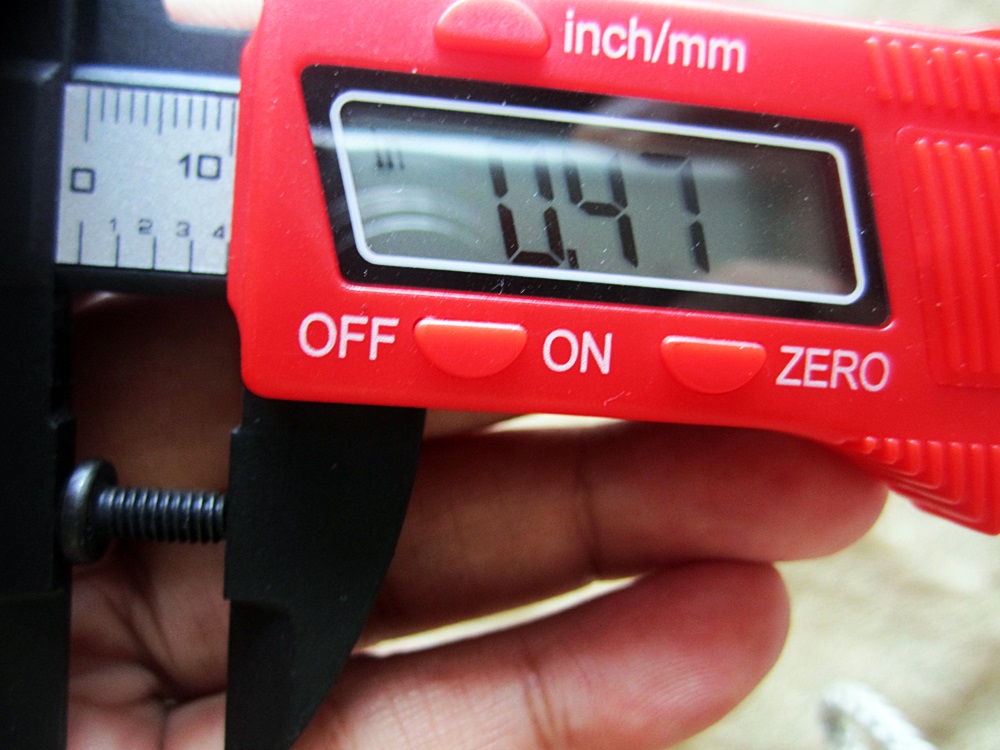 Black Oxide Phillips Pan Head Machine Screw 8-32 x 3/8, (10 ตัว )