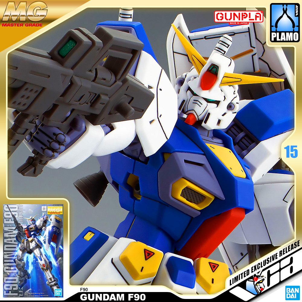 ⭐️ PREMIUM BANDAI PB GUNPLA MASTER GRADE MG 1/100 GUNDAM F90 ประกอบ หุ่นยนต์ โมเดล กันดั้ม กันพลา ของเล่น VCA GUNDAM